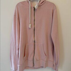 Pink Ocean Drive Zip-Up Hoodie
